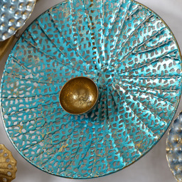1200mmW*470mmH  3D Lotus Leaves Wall Decor Home Luxury Metal Wall Art for Home Decorations, Living Room, Bedroom, Hotel - thumbnail 4