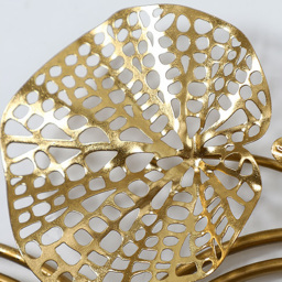 1200mmW*470mmH  3D Lotus Leaves Wall Decor Home Luxury Metal Wall Art for Home Decorations, Living Room, Bedroom, Hotel - thumbnail 5