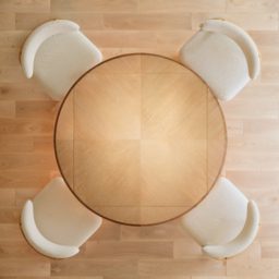 90 - 120 cm Solid Wood Extendable Dining Table with Light - thumbnail 7