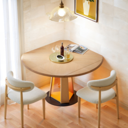90 - 120 cm Solid Wood Extendable Dining Table with Light - thumbnail 5