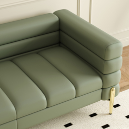 Axial 3-Piece Sofa Set of Chaise Sofa with Ottomans & Accent Chair - thumbnail 9