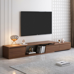Fero Walnut Extendable TV Stand with 3 Drawers (180 - 280 cm) - thumbnail 9