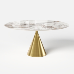 "Dining Set 60"" Sintered Stone Dining Table with 6 Chairs" - thumbnail 9