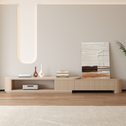 Velar Extendable Sintered Stone Top TV Stand with 3 Drawers (180 - 290 cm) - thumbnail 2