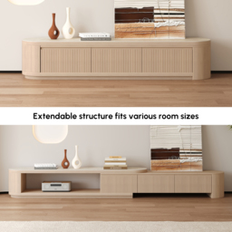 Velar Extendable Sintered Stone Top TV Stand with 3 Drawers (180 - 290 cm) - thumbnail 8