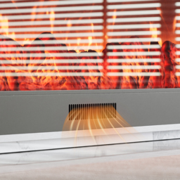 180 cm Modern White Sintered Stone Electric Fireplace TV Stand with Remote Control Temperature Adjustable - thumbnail 9