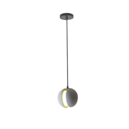 Moon Cement Pendant Light Grey Hanging Light set of 6 - thumbnail 9