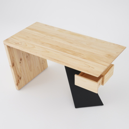 Cabstract Modern Natural Wooden Office Desk Writing Desk with Drawer Computer Desk (1800mm) - thumbnail 9
