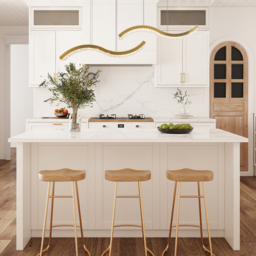 180 cm Kitchen Islands Sintered Stone White Modern with Storage Kitchen Cabinet - thumbnail 3