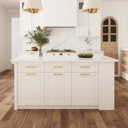 180 cm Kitchen Islands Sintered Stone White Modern with Storage Kitchen Cabinet - thumbnail 8