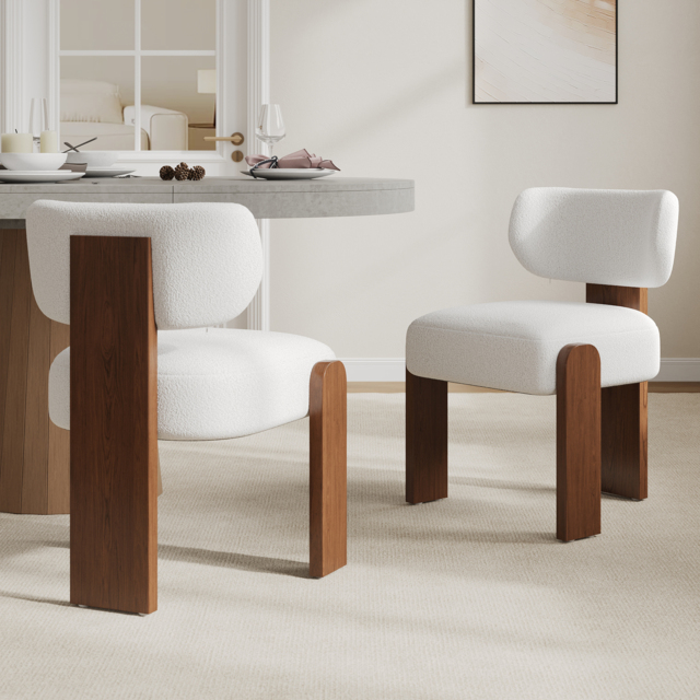 Mid-Century Modern Wood Dining Chairs - image 1