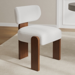 Mid-Century Modern Wood Dining Chairs - thumbnail 3