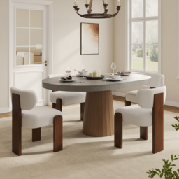 Mid-Century Modern Wood Dining Chairs - thumbnail 5