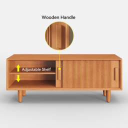 1200mm Solid Rubberwood Natural Entryway Bench with Storage - thumbnail 7