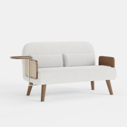 Mid-Century Modern Rattan Daybed Sofa Bed Convertible Sleeper Lounge Chair Folding - thumbnail 6