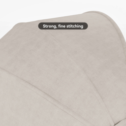 Cocaro 2 PCS Adjustable Patio Outdoor Daybed Round Sectional with Canopy Exterior Furniture in Warm White Cushion & Pillow Included - thumbnail 9