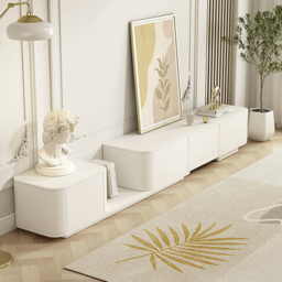 Extendable TV Stand & Abstract Coffee Table Set - thumbnail 6