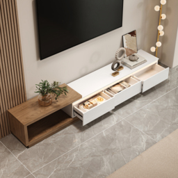 Quoint Extendable TV Stand with 3 Drawers 180 - 255 cm - thumbnail 7