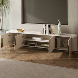 Artus Sintered Stone TV Stand & Coffee Table Set - thumbnail 6