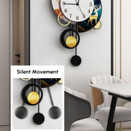 "26"" Silent Wall Clock with Voice-Activated & Dual Power Supply" - thumbnail 7