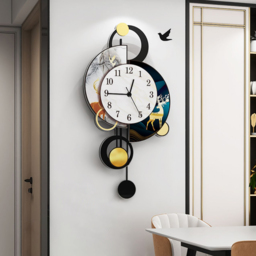 "26"" Silent Wall Clock with Voice-Activated & Dual Power Supply" - thumbnail 1