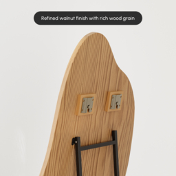 Freestanding Mirror with Wooden Frame in Dark Brown, Organic Shape, 160 cm High, Modern Style ???????? British English - thumbnail 8