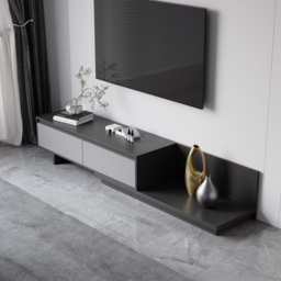 Fero Grey Extendable TV Stand with 2 Drawers(120 - 200 cm) - thumbnail 3