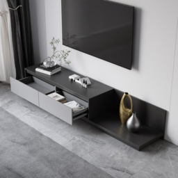 Fero Grey Extendable TV Stand with 2 Drawers(120 - 200 cm) - thumbnail 5