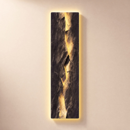 Modern Abstract LED Wall Art with Backlit Light Unique Textured Design for Living Room Home Decor - thumbnail 9