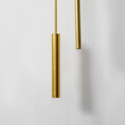 Modern Distinctive Metal Wall Clock with Gold Pendulum - thumbnail 7
