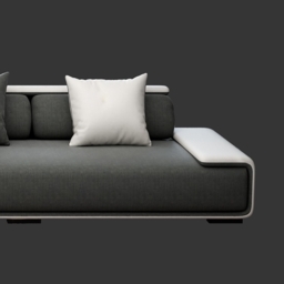 Doart 2850mm Cotton & Linen 4-Seater Modern Corner Modular Sectional Sofa L-Shaped - thumbnail 7