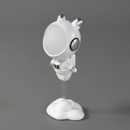 Modern White Astronaut Side Table Floor Figurine End Table Storage Decoration - thumbnail 8