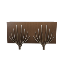 1600mm Sideboard Branch Design Mid Century Modern Buffet with 2 Doors 2 Shelves - thumbnail 5