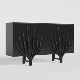 1600mm Sideboard Branch Design Mid Century Modern Buffet with 2 Doors 2 Shelves - thumbnail 7