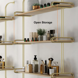 3-Tier Luxury Floating Shelves Wall Shelf in MDF Wall Mounted Shelves - thumbnail 9