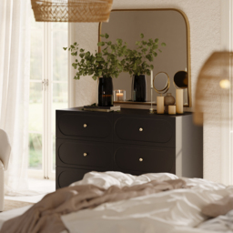 1200 mm Modern Natural 6-Drawer Dresser with Charging Station - thumbnail 7