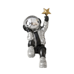 610mm Resin Astronaut Star Sculpture Figurine Ornament Art Decor Living Room Bedroom - thumbnail 6