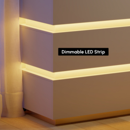 120 cm Modern White 6 Drawer LED Chest of Drawers Bedroom Storage Cabinet - thumbnail 9
