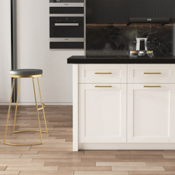 183 cm Kitchen Islands Black & White Modern with Storage Kitchen Cabinet - thumbnail 8