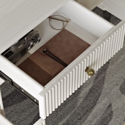 Modern Solid Wood Home Office Desk with 6 Drawers Whitewash Executive Writing Desk (1625mm) - thumbnail 7