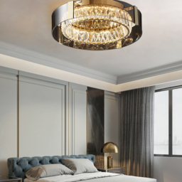 600mm Crystal Dimmable Ceiling Lights 3 Modes LED Flush Mount Light with Remote Control - thumbnail 7