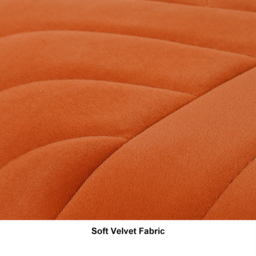 Velvet Wide Hexagonal Pouf Ottoman - thumbnail 7