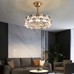 Homary Lamp with Fan - Living Room Ceiling Fan With LED Light - Modern Ceiling Fan Light - thumbnail 5