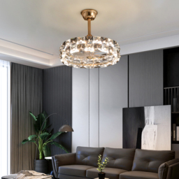 Homary Lamp with Fan - Living Room Ceiling Fan With LED Light - Modern Ceiling Fan Light - thumbnail 6