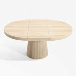 "Extendable Dining Table Set 39""-55"" Japandi Dining Table & 4 Wood Dining Chairs" - thumbnail 8