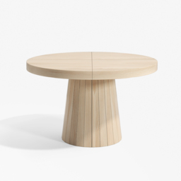 "Extendable Dining Table Set 39""-55"" Japandi Dining Table & 4 Wood Dining Chairs" - thumbnail 9
