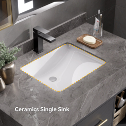 900mm Floating Bathroom Vanity with Sintered Stone Vessel Sink with 2 Drawers - thumbnail 4