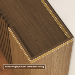 Solid Wood Shoe Rack for Entryway in Walnut 5-Tier Shoe Storage Cabinet for Closet - thumbnail 9