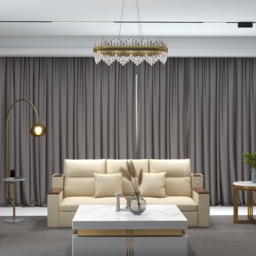 Crystina Modern Oval LED Crystal Kitchen Island Light Brass with Tubes Shaped - thumbnail 4