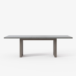 11 Pieces Gray Aluminum Outdoor Patio Dining Set with Extendable Table and Woven Armchai - thumbnail 8